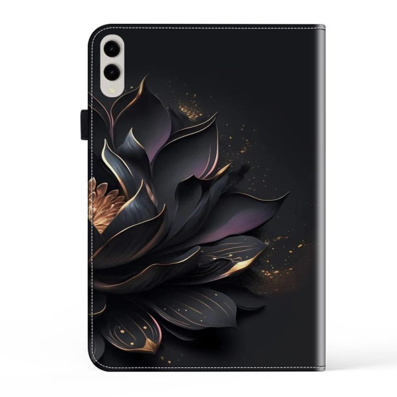 Cover Voor Samsung Galaxy Tab S10 Plus Paarse Lotus