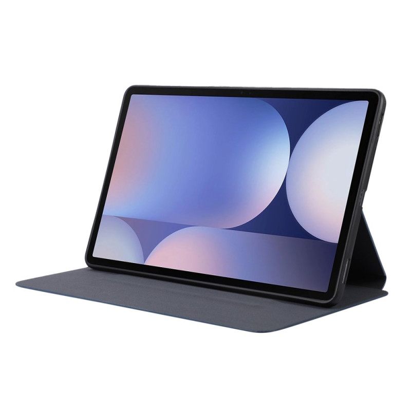 Cover Voor Samsung Galaxy Tab S10 Plus Stylushouder Met Suède-effect