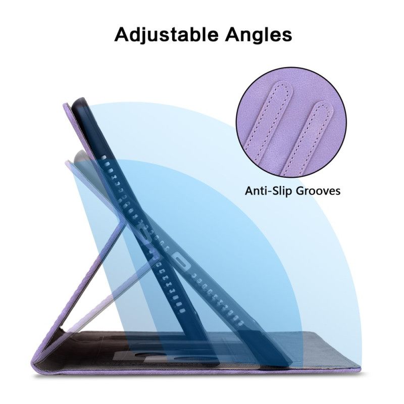 Flip Case Leren Samsung Galaxy Tab S10 Plus Fleur-de-lys