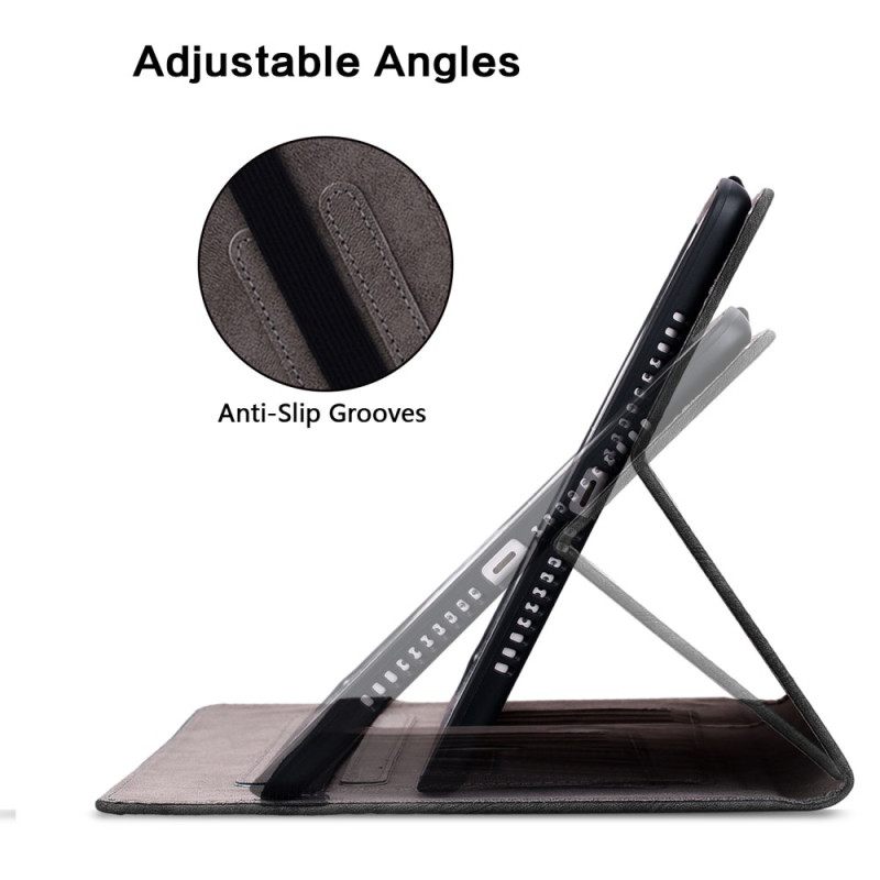 Hoesje Case Samsung Galaxy Tab S10 Plus Telefoonhoesje Gouden Rozen