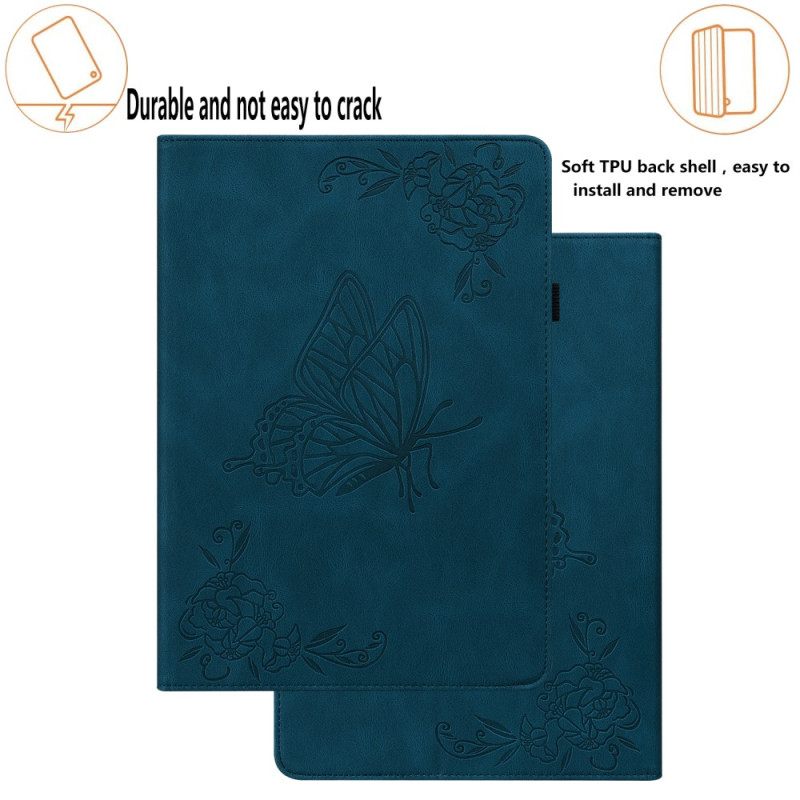 Hoesje Case Samsung Galaxy Tab S10 Plus Telefoonhoesje Vlinder