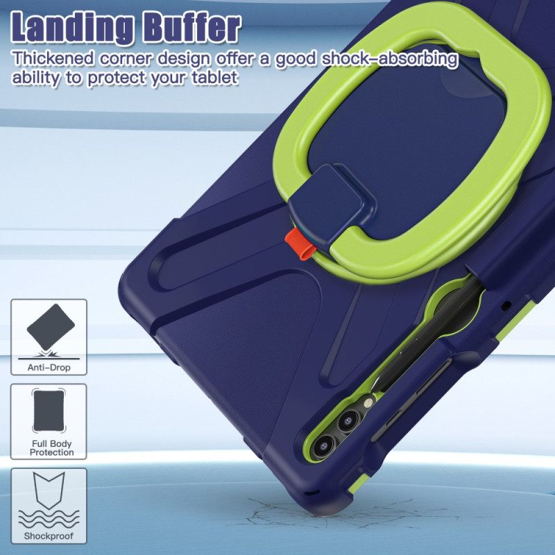 Hoesje Samsung Galaxy Tab S10 Plus Multifunctionele Draaibare Standaard En Handgreep