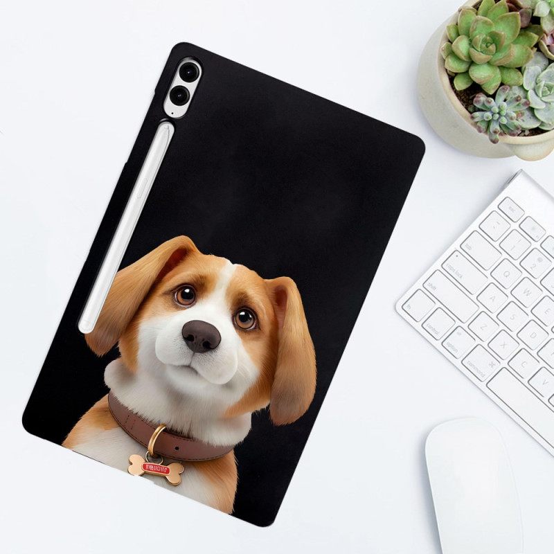 Hoesje Samsung Galaxy Tab S10 Plus Stylushouder Met Beagle