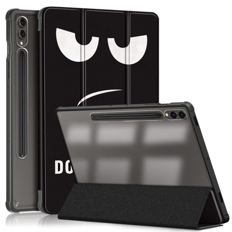 Samsung Galaxy Tab S10 Plus Transparante Achterkant Raak Me Niet Aan