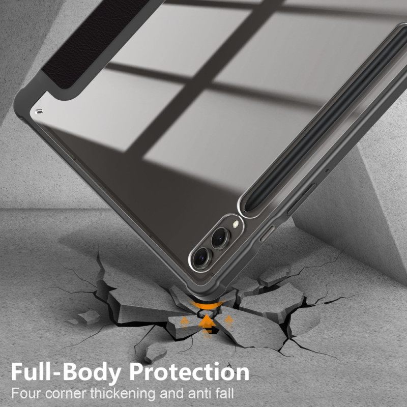 Samsung Galaxy Tab S10 Plus Transparante Achterkant Raak Me Niet Aan