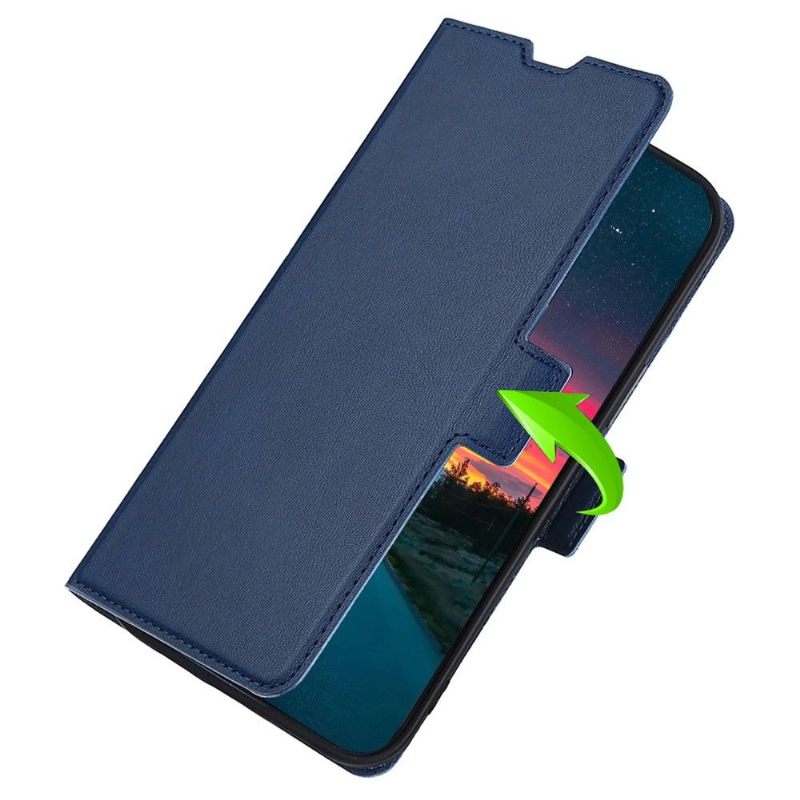 Folio-hoesje voor Vivo X80 Pro Anti-fall Kunstleer Minimalistisch Bedrijf