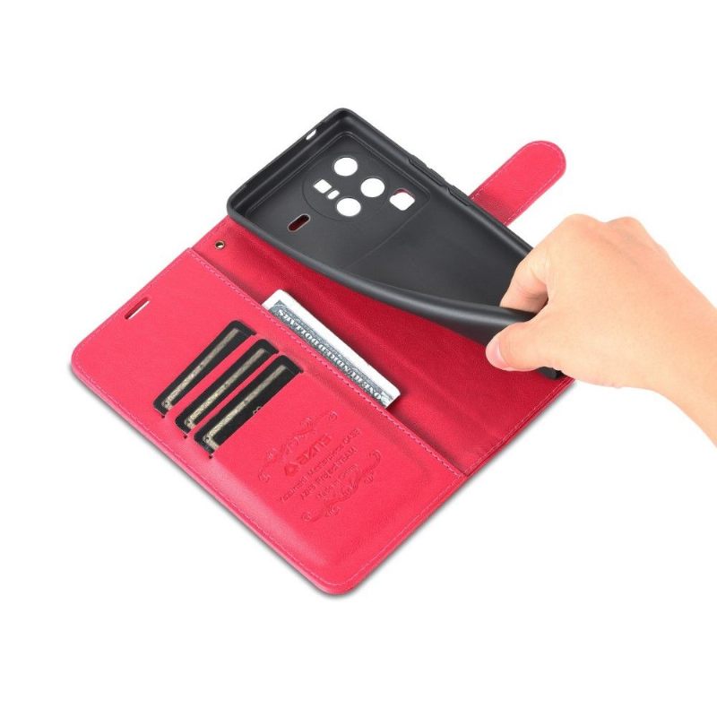 Folio-hoesje voor Vivo X80 Pro Azns Kunstleer