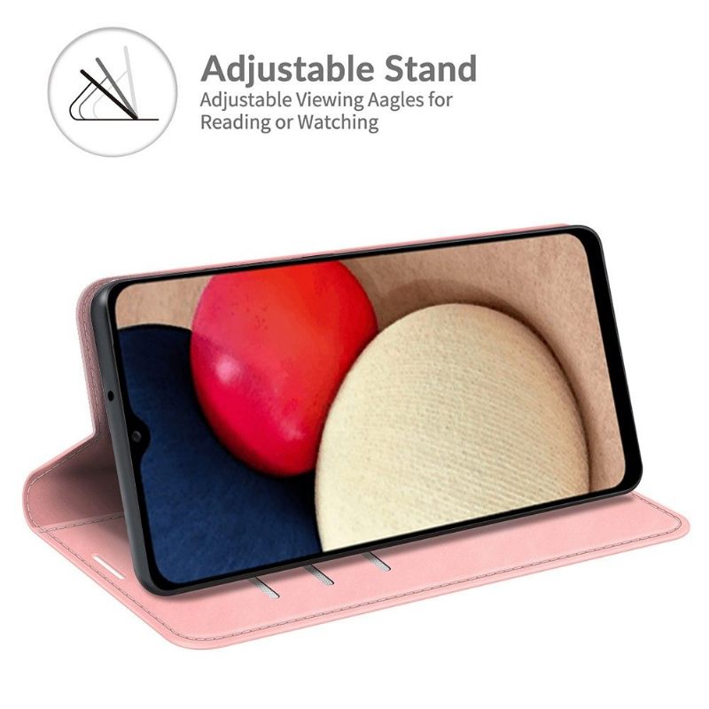 Case voor Samsung Galaxy A03s Bescherming Kunstleer Stand Functie