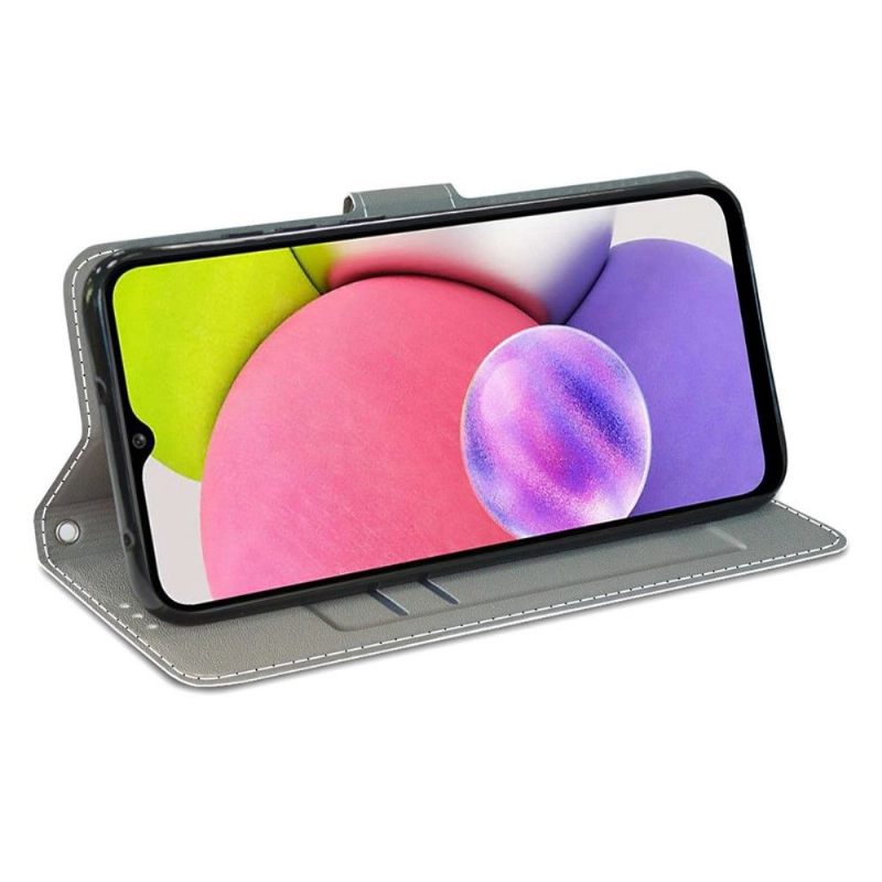 Folio-hoesje voor Samsung Galaxy A03s Anti-fall Vlinders
