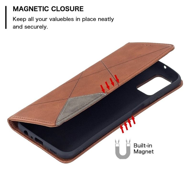 Folio-hoesje voor Samsung Galaxy A03s Célinia Style Lederen Kaarthouder