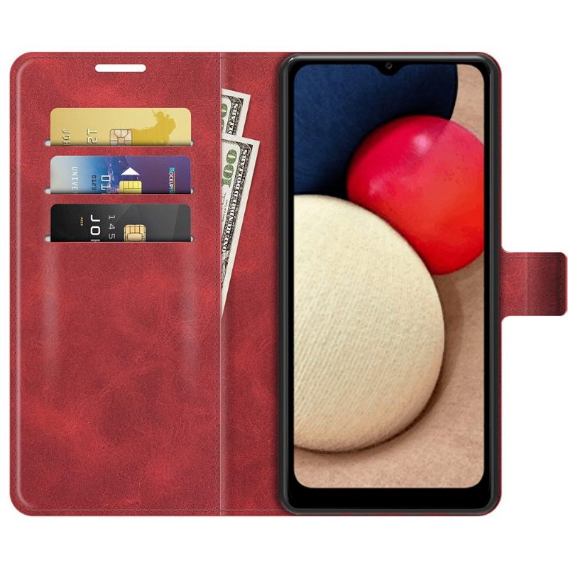 Folio-hoesje voor Samsung Galaxy A03s Portemonnee Leer