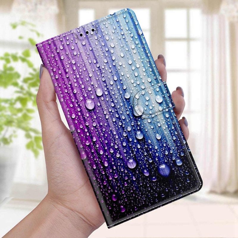 Folio-hoesje voor Samsung Galaxy A03s Waterdruppels