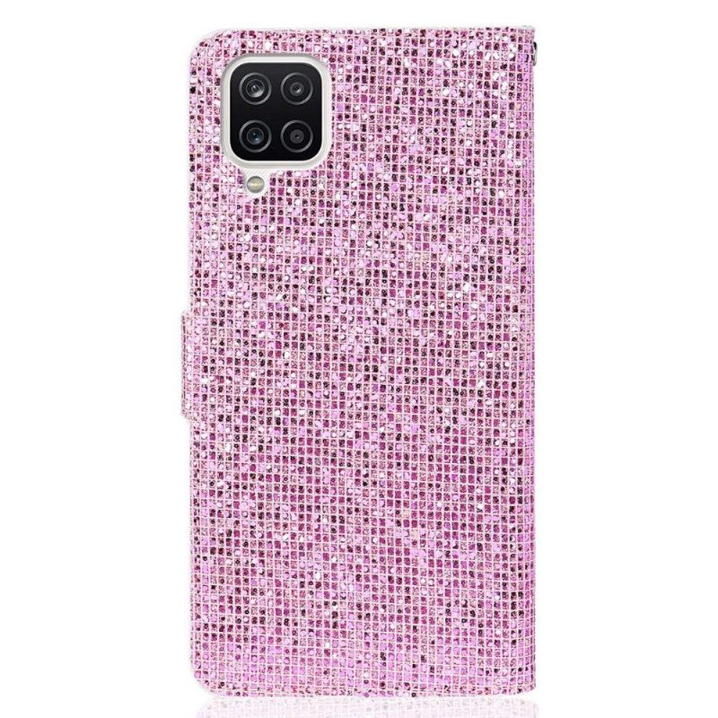 Folio-hoesje voor Samsung Galaxy A22 4G Glitterkaarthouder