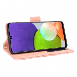 Folio-hoesje voor Samsung Galaxy A22 4G Premium Met Kaarthouder