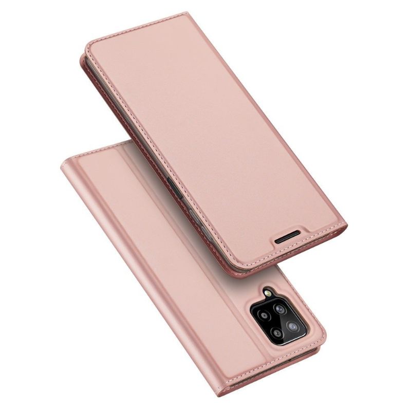 Folio-hoesje voor Samsung Galaxy A22 4G Zakelijk Satijneffect