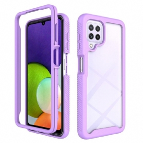 Hoesje voor Samsung Galaxy A22 4G Hybrid Clear Back Schokbestendig