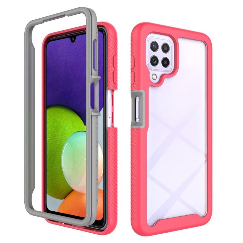 Hoesje voor Samsung Galaxy A22 4G Hybrid Clear Back Schokbestendig