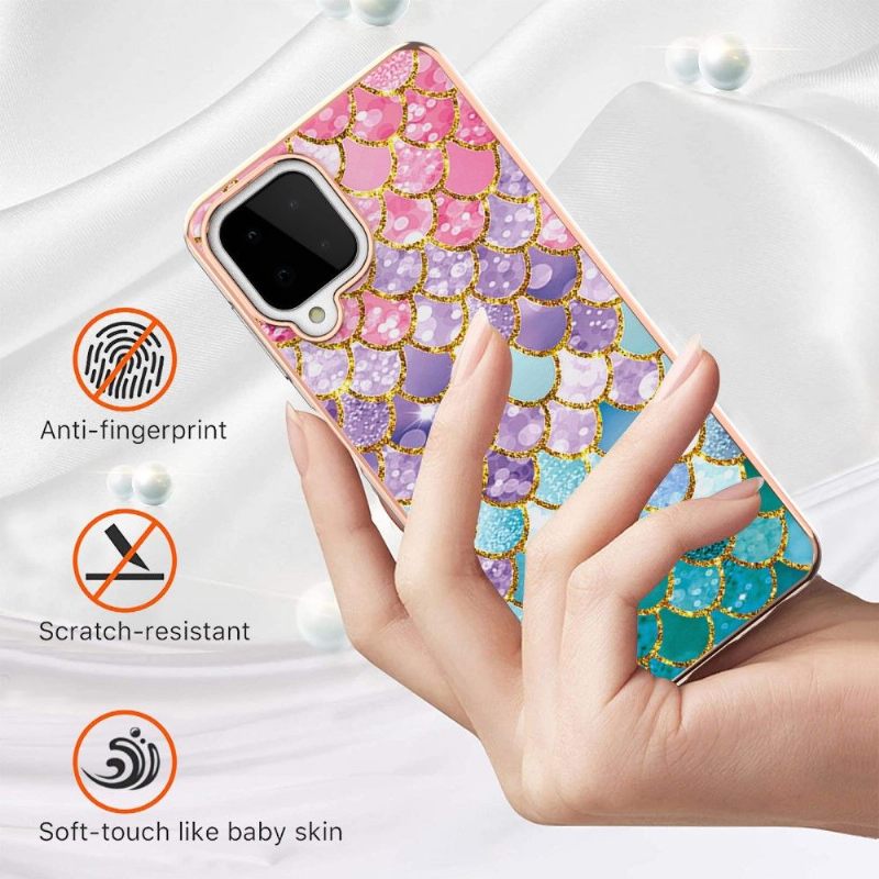 Telefoonhoesje voor Samsung Galaxy A22 4G Schaalpatroon