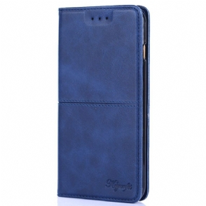 Flip Case voor OnePlus 10T 5G Kunstleer Naaien