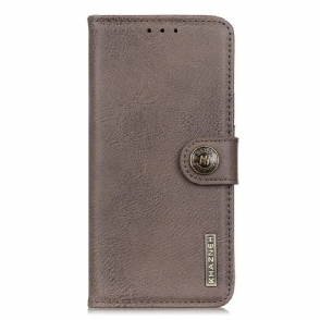 Folio-hoesje voor OnePlus 10T 5G Imitatieleer Khazneh