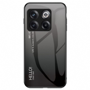 Hoesje voor OnePlus 10T 5G Gehard Glas Hallo