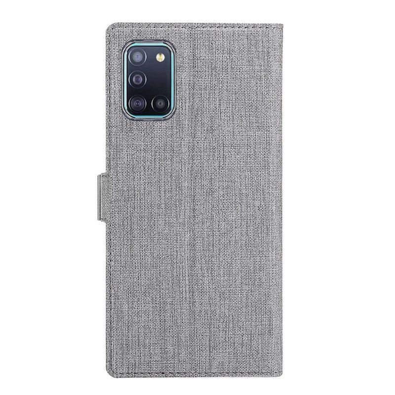 Folio-hoesje voor Samsung Galaxy A31 Ondersteuningsfunctie Voor Bretels