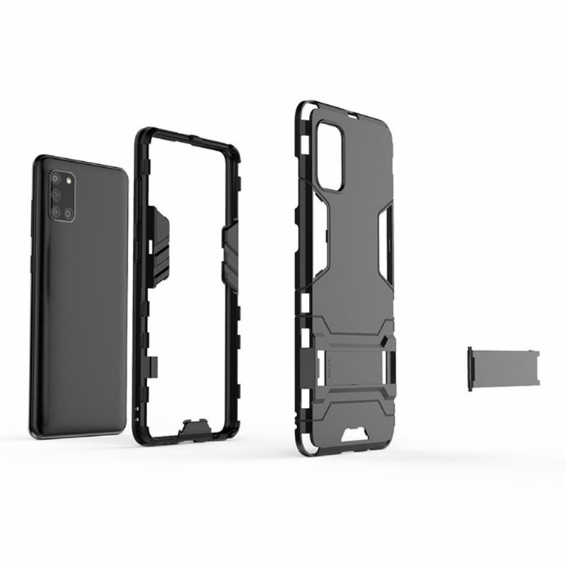 Hoesje voor Samsung Galaxy A31 Cool Guard Schokbestendig Met Geïntegreerde Standaard