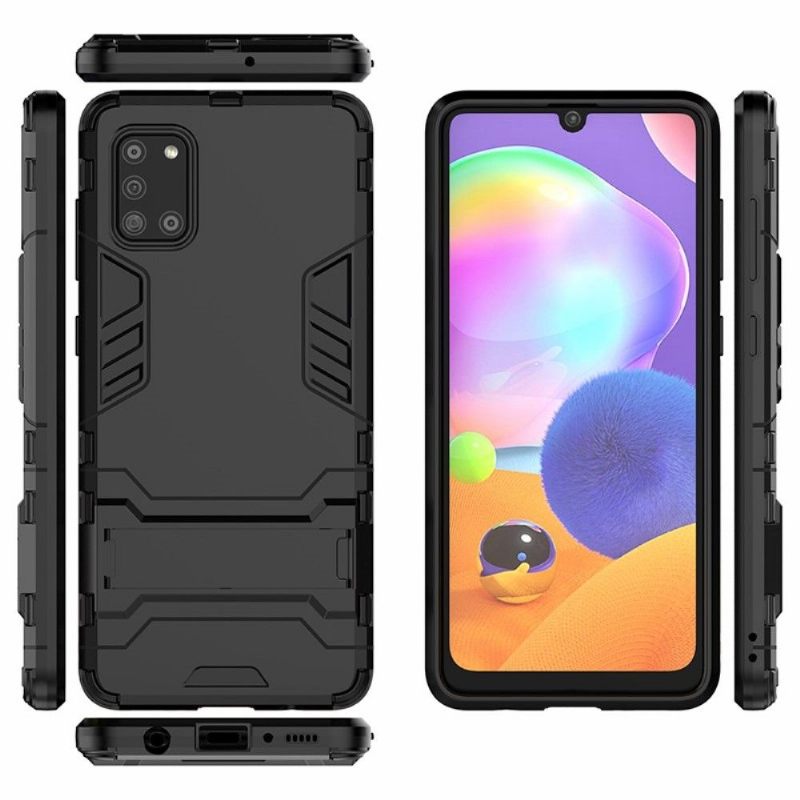 Hoesje voor Samsung Galaxy A31 Cool Guard Schokbestendig Met Geïntegreerde Standaard