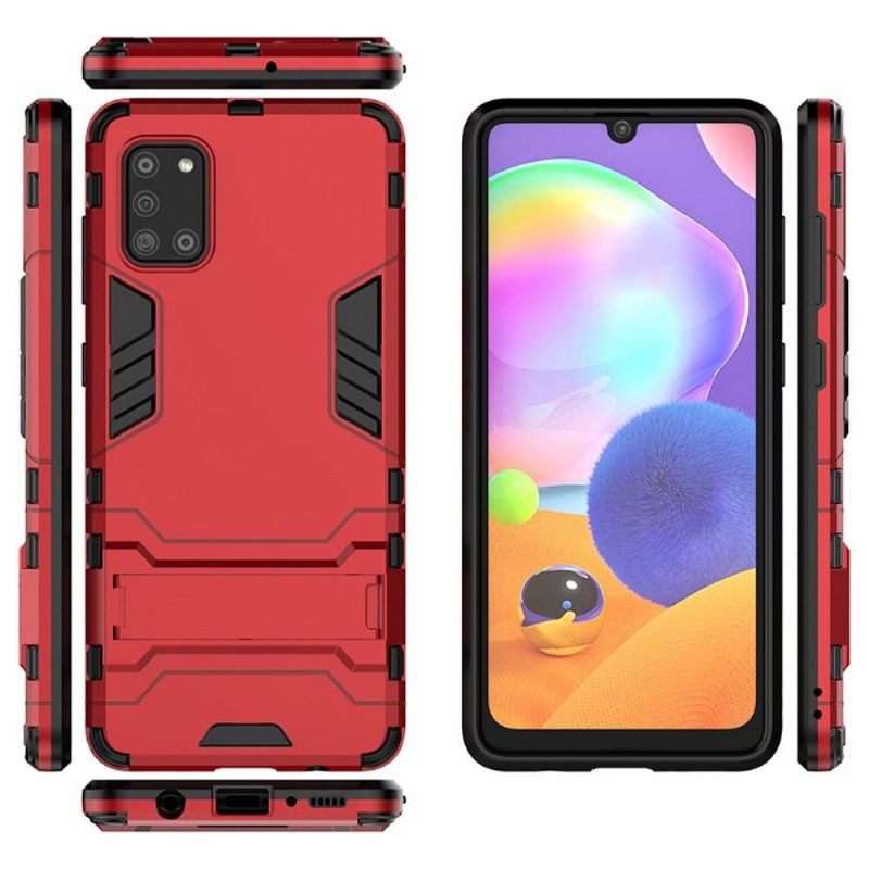 Hoesje voor Samsung Galaxy A31 Cool Guard Schokbestendig Met Geïntegreerde Standaard