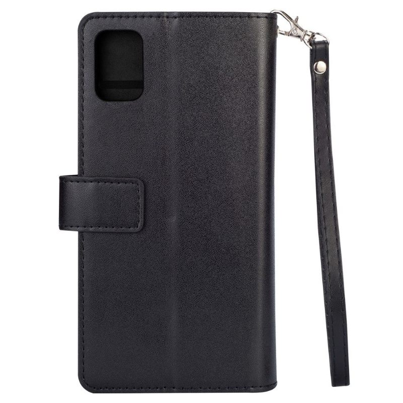 Leren Hoesje voor Samsung Galaxy A31 Bescherming Met Ketting Kunstleer Kaarthouder