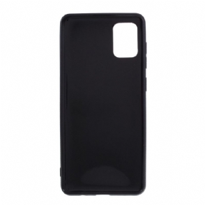 Telefoonhoesje voor Samsung Galaxy A31 Bescherming Koolstofvezel-look
