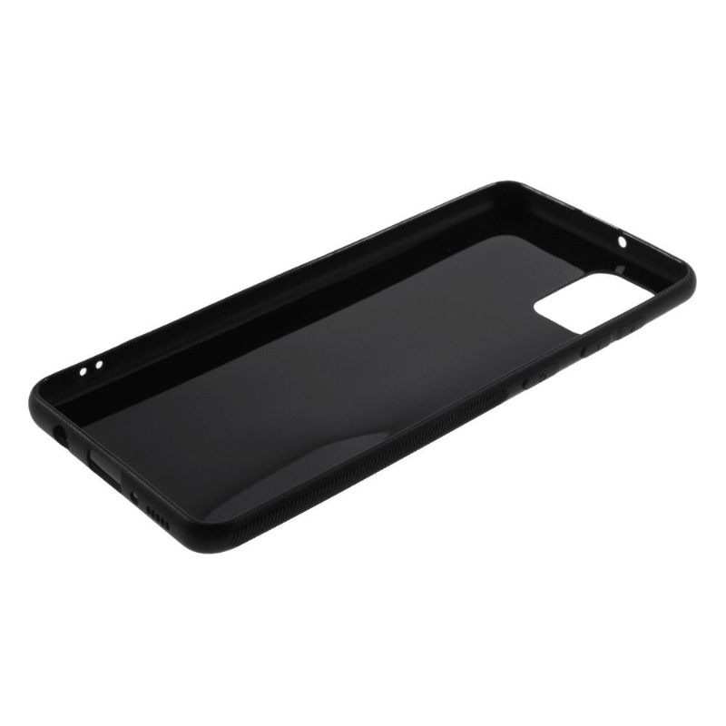 Telefoonhoesje voor Samsung Galaxy A31 Bescherming Koolstofvezel-look