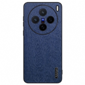 Case Hoesje Vivo X200 Telefoonhoesje Houtnerf-effect