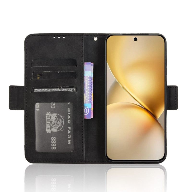 Flip Case Leren Vivo X200 Multi-kaart