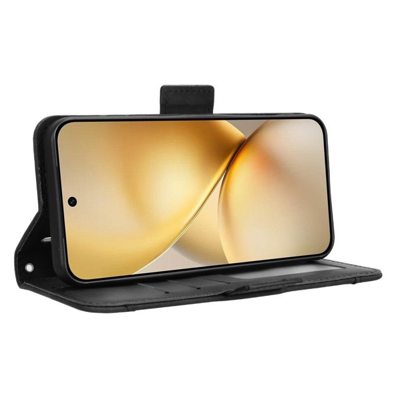 Flip Case Leren Vivo X200 Multi-kaart