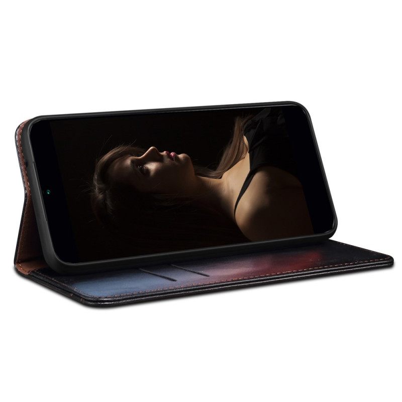 Folio-hoesje Vivo X200 Telefoonhoesje Gewaxt Kunstleer