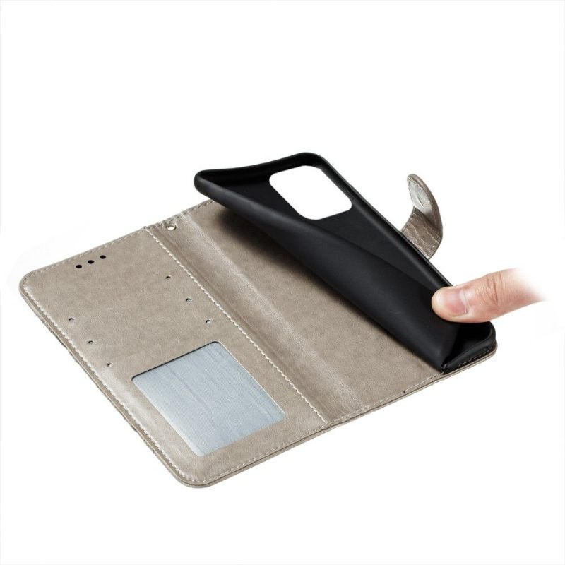 Flip Case voor Oppo Find X3 Pro Enkele Mandala