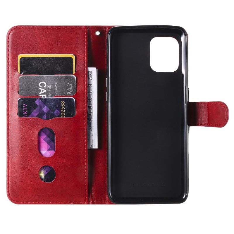 Folio-hoesje voor Oppo Find X3 Pro Portemonnee Leren Elena Portemonnee
