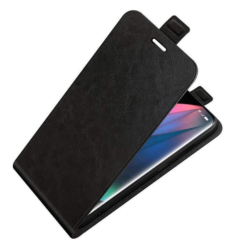 Folio-hoesje voor Oppo Find X3 Pro Verticaal Kunstleer
