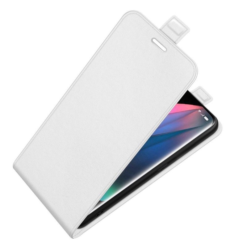 Folio-hoesje voor Oppo Find X3 Pro Verticaal Kunstleer