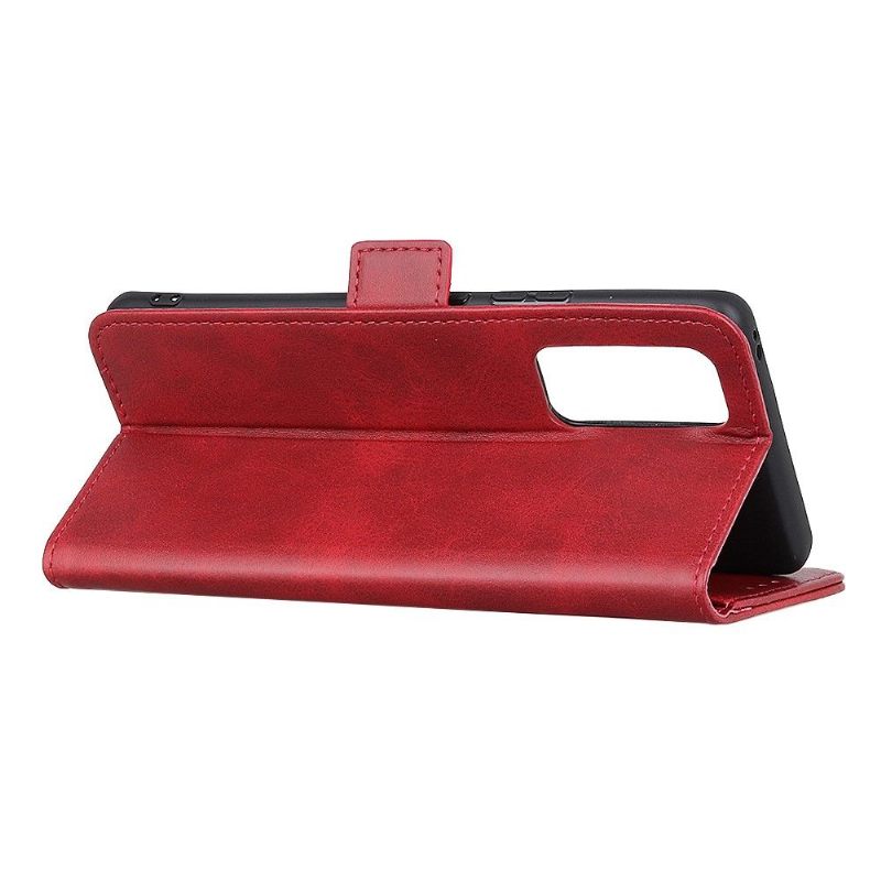 Cover voor Huawei P Smart 2021 Portemonnee Mat Faux Lederen Cover