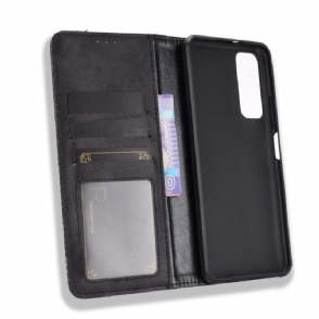 Flip Case voor Huawei P Smart 2021 Leer In Cirénius-stijl