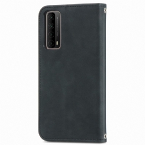 Folio-hoesje voor Huawei P Smart 2021 Anti-fall Zakelijk Retro