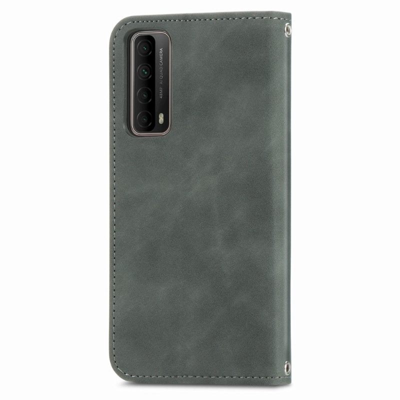 Folio-hoesje voor Huawei P Smart 2021 Anti-fall Zakelijk Retro