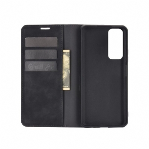 Folio-hoesje voor Huawei P Smart 2021 Zakelijk Retro