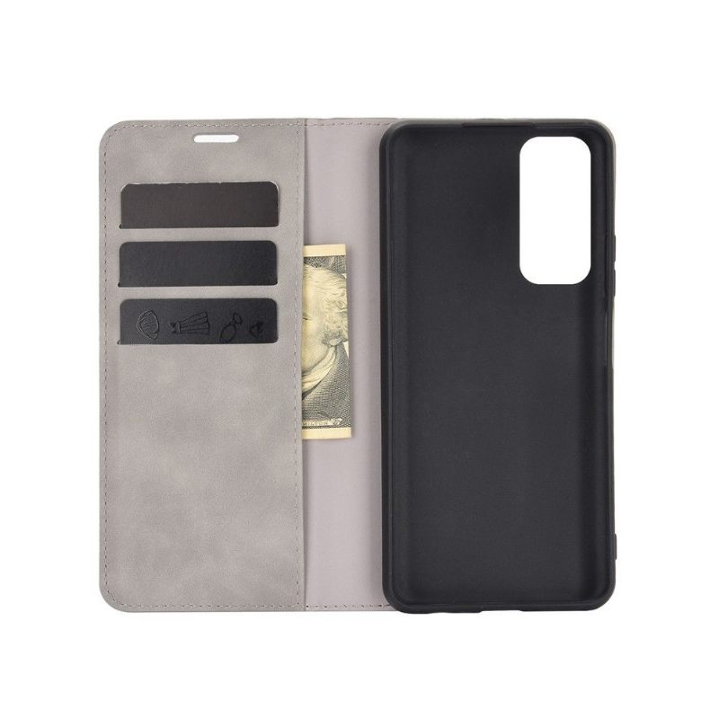 Folio-hoesje voor Huawei P Smart 2021 Zakelijk Retro