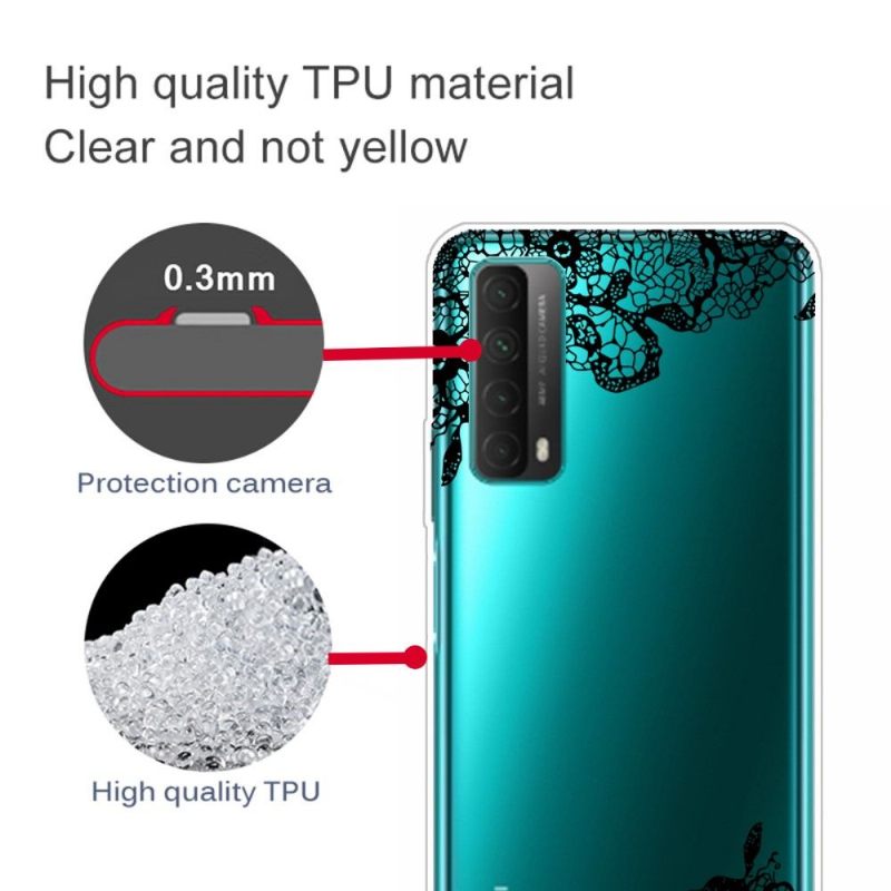Hoesje voor Huawei P Smart 2021 Bloemenkant