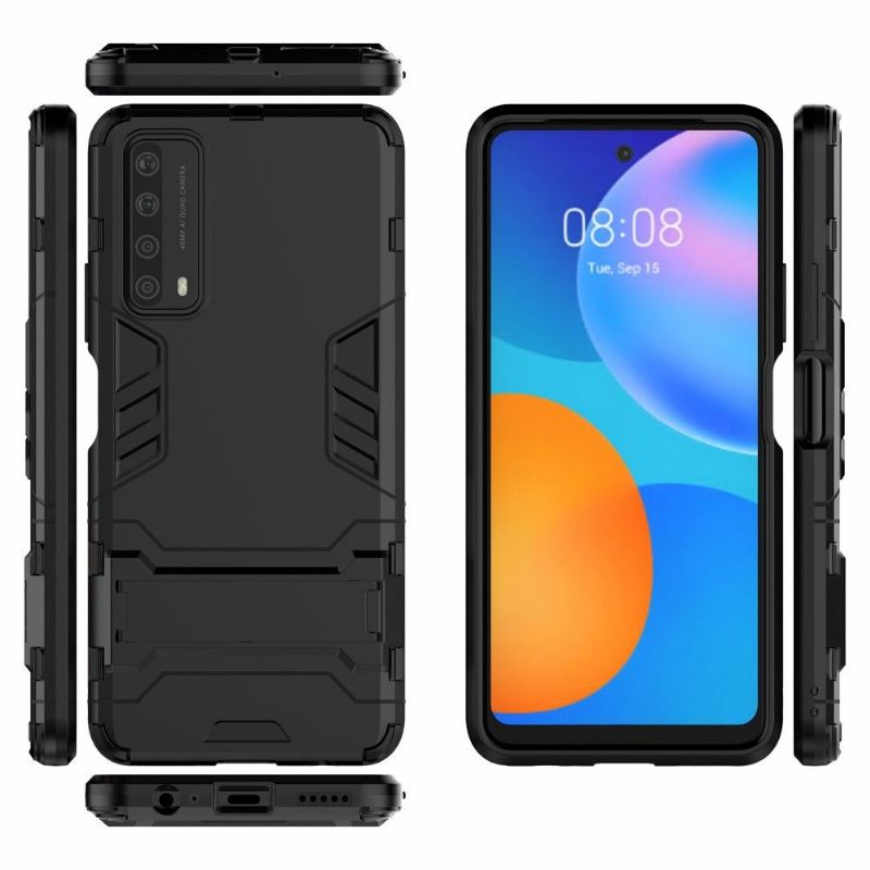 Hoesje voor Huawei P Smart 2021 Cool Guard Met Geïntegreerde Stand