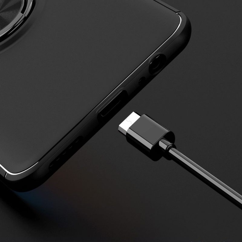 Hoesje voor Huawei P Smart 2021 Flex Met Roterende Ondersteuning Zwart