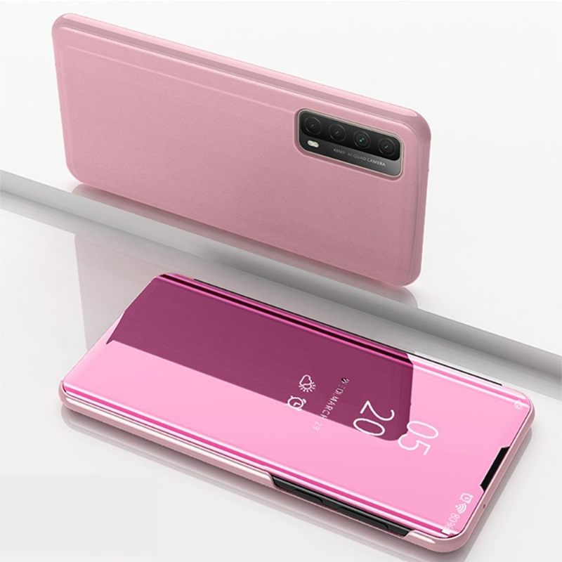 Hoesje voor Huawei P Smart 2021 Folio-hoesje Spiegeleffect
